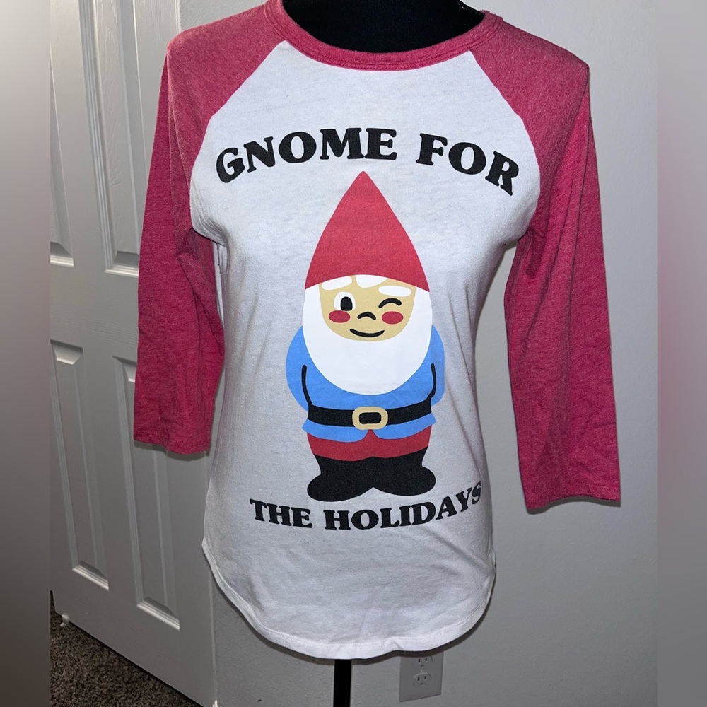 Christmas Women's Baseball Sleeve Tee